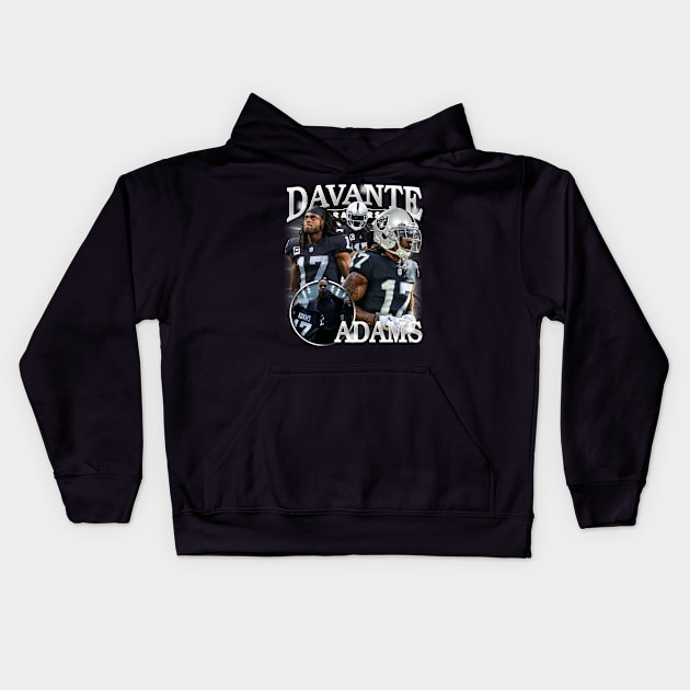 VINTAGE DAVANTE ADAMS BOOTLEG Kids Hoodie by Chea Shepherd